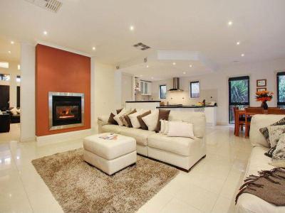 Kandallós házak95 - nappali ötlet, modern stílusban