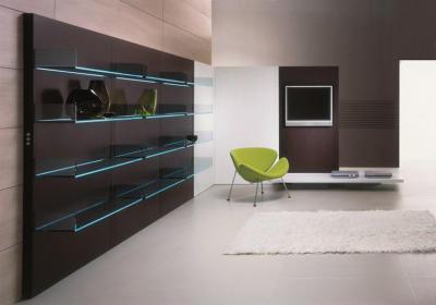 Egyszerű modern nappali - nappali ötlet, modern stílusban