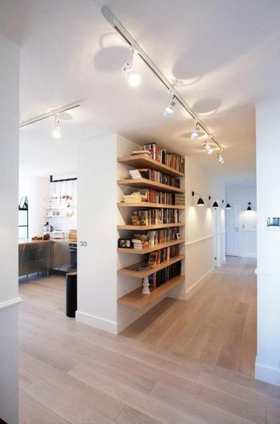 Fényes lakás - nappali ötlet, modern stílusban