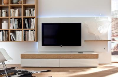 Egyszerű natúr színek - nappali ötlet, modern stílusban