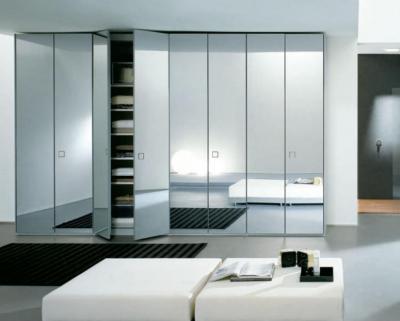 Tükrös gardrób - háló ötlet, minimál stílusban