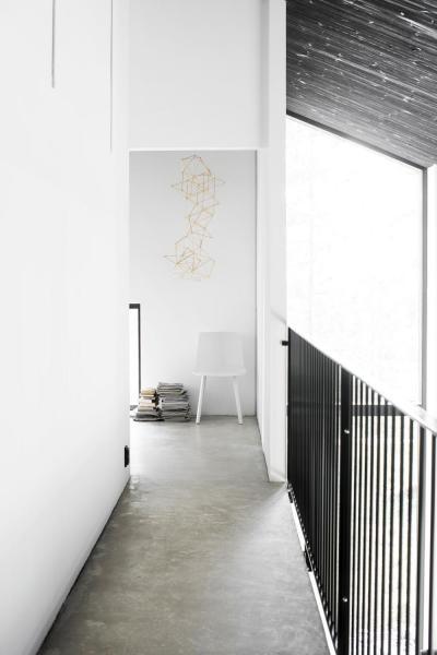 Színtelen Folyosó - nappali ötlet, minimál stílusban