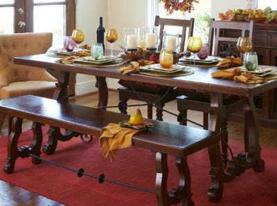 Őszi teríték - konyha / étkező ötlet, klasszikus stílusban