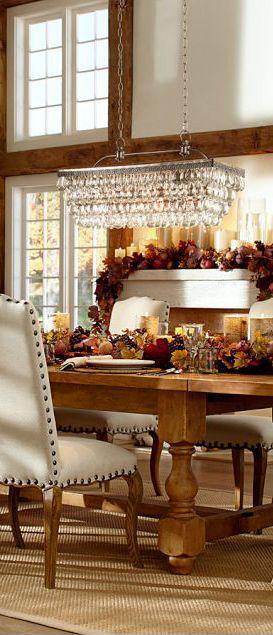 Ékes csillár - konyha / étkező ötlet, klasszikus stílusban