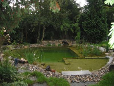 Díszkavics burkolat  - kert / udvar ötlet, modern stílusban