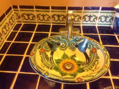 Különleges minták - fürdő / WC ötlet, mediterrán stílusban