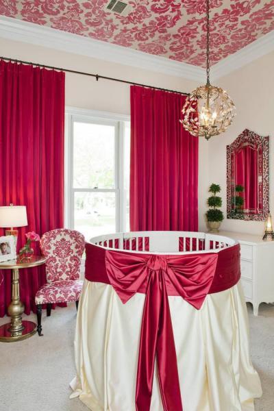 Vörös és a fehér - nappali ötlet, klasszikus stílusban