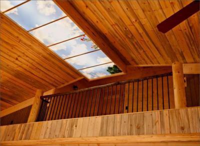 Fa emelet - belső továbbiak ötlet, rusztikus stílusban