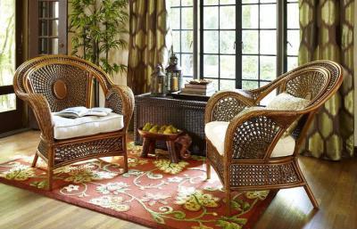 Párnás fotelek  - nappali ötlet, klasszikus stílusban