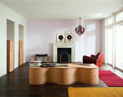 Retro nyugalom - dolgozószoba ötlet