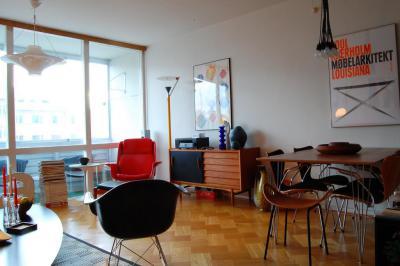 Retro pezsgés - nappali ötlet