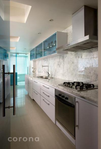 Márványos konyha - konyha / étkező ötlet, modern stílusban