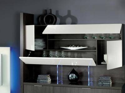 Praktikus tálalóbútor - nappali ötlet, modern stílusban