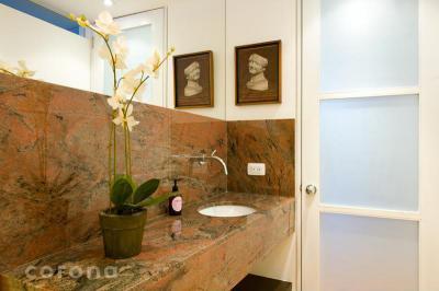 Orchideás fürdő - fürdő / WC ötlet