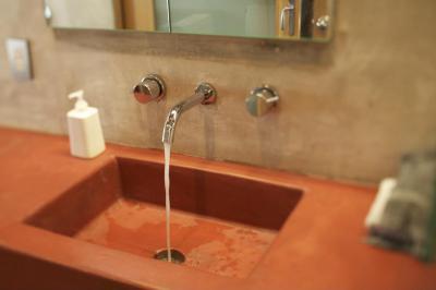 Beton mosdó - fürdő / WC ötlet