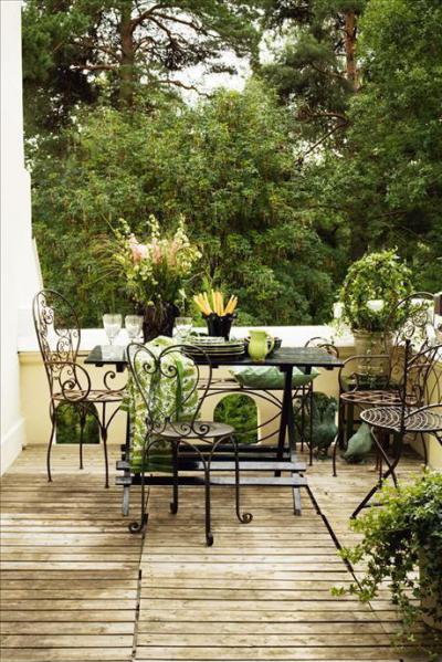 Valami régi - erkély / terasz ötlet