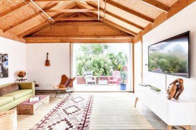 Óriási terasz - nappali ötlet, modern stílusban
