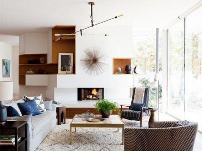 Beépítve  - nappali ötlet, modern stílusban