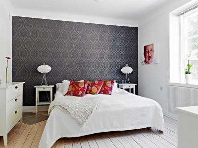 Kényelmes hálószoba - háló ötlet, modern stílusban