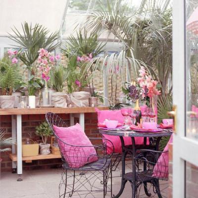 Télikert - kert / udvar ötlet, modern stílusban