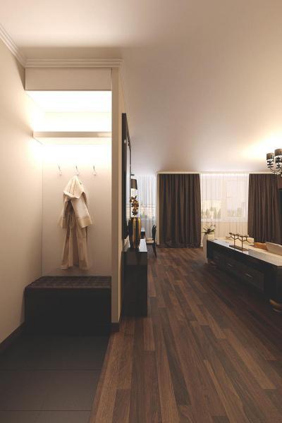 Elrejtett kabát - előszoba ötlet, modern stílusban