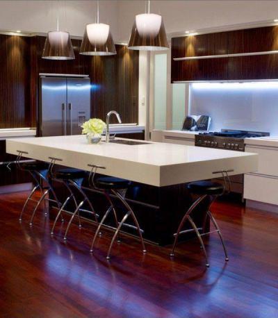 Halovány fények - konyha / étkező ötlet, modern stílusban