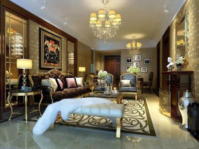 Fényűző nappali - nappali ötlet, klasszikus stílusban