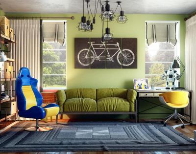 Színes gyerekszoba - gyerekszoba ötlet, modern stílusban