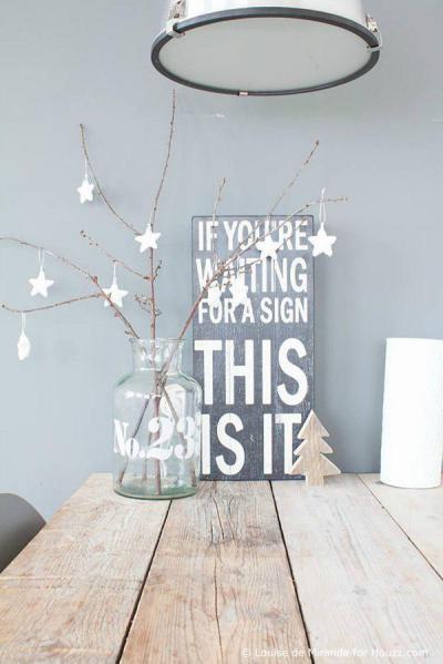 Karácsonyi dekoráció - belső továbbiak ötlet, rusztikus stílusban