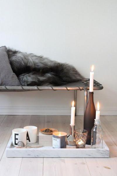 Karácsonyi dekoráció - belső továbbiak ötlet, modern stílusban