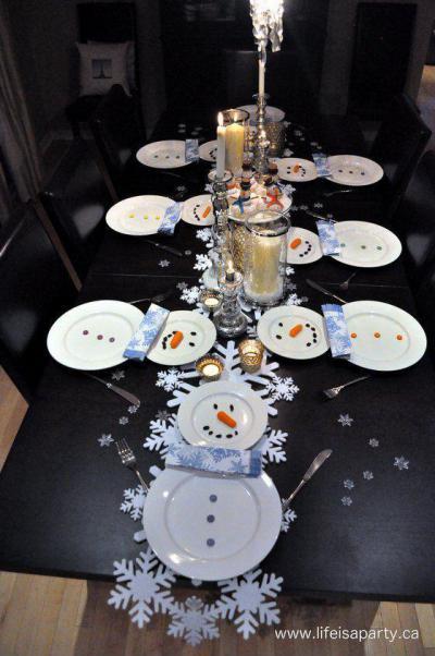 Karácsonyi dekoráció - konyha / étkező ötlet, modern stílusban