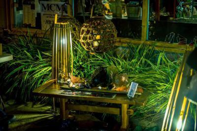 Hangulatos kert - kert / udvar ötlet, egzotikus stílusban