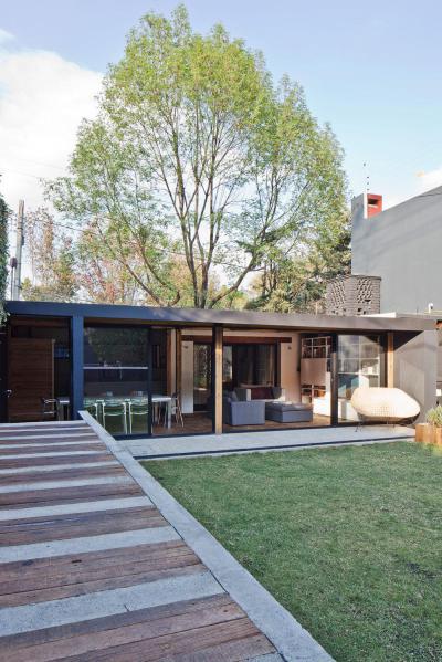 Lakóház Mexikóban - erkély / terasz ötlet, modern stílusban