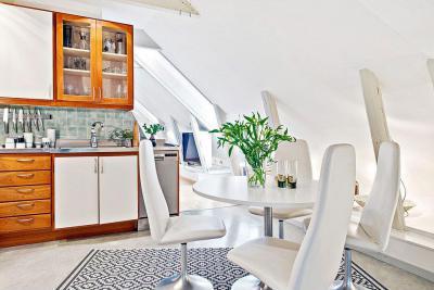 Skandináv otthon étkezője - konyha / étkező ötlet, modern stílusban