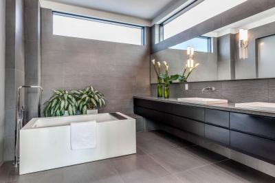 Geometrikus formák - fürdő / WC ötlet