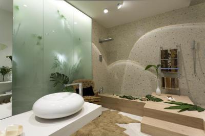 Hangulatos fürdőszoba - fürdő / WC ötlet, modern stílusban