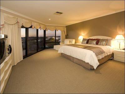 Kilátás a városra - háló ötlet, modern stílusban