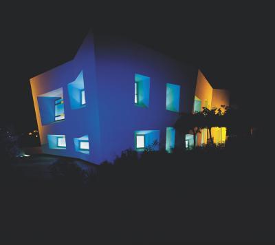 Fény háza - homlokzat ötlet, modern stílusban