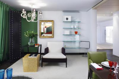 Vegyes stílusok - nappali ötlet, modern stílusban