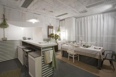 Rusztikus konyha - konyha / étkező ötlet, modern stílusban