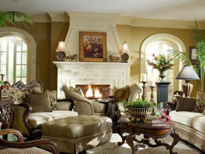 Klasszikus nappali  - nappali ötlet, klasszikus stílusban