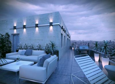 Tetőtér a nagyvilágra - erkély / terasz ötlet, modern stílusban