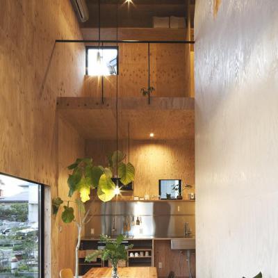 Keskeny lakásrészletek - konyha / étkező ötlet, modern stílusban