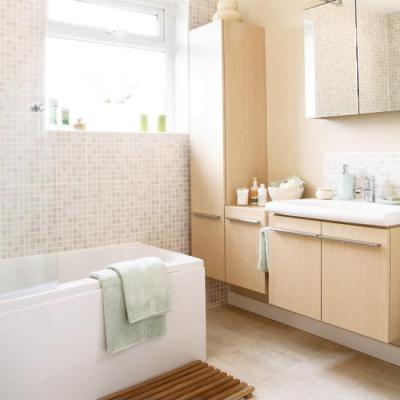 Klasszikus fürdő - fürdő / WC ötlet, modern stílusban