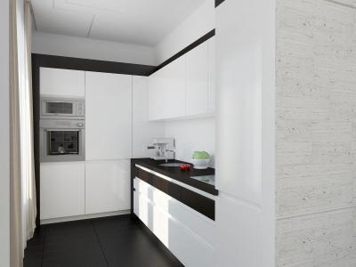 Mini Minimál konyha - konyha / étkező ötlet, minimál stílusban