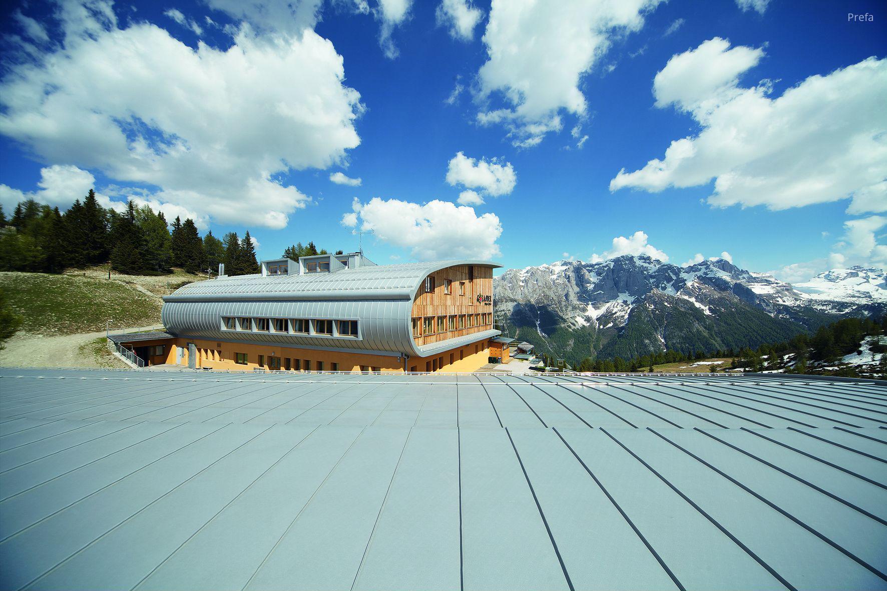 Prefa tetőfedési rendszer - tető ötlet, modern stílusban