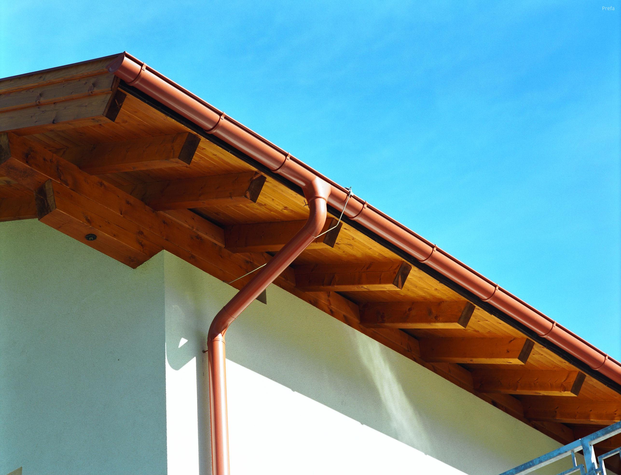Prefa tető vízelvezetés - tető ötlet, modern stílusban