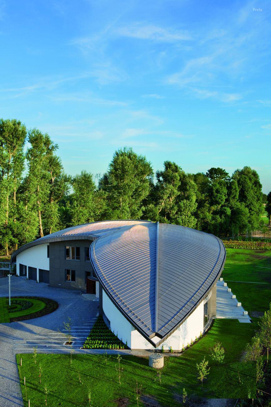 Prefa tetőfedési rendszer - tető ötlet, modern stílusban