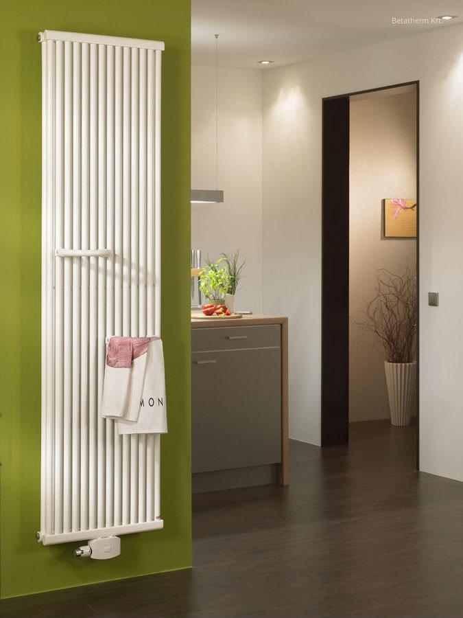 Praktikum fűtőfal - konyha / étkező ötlet, modern stílusban