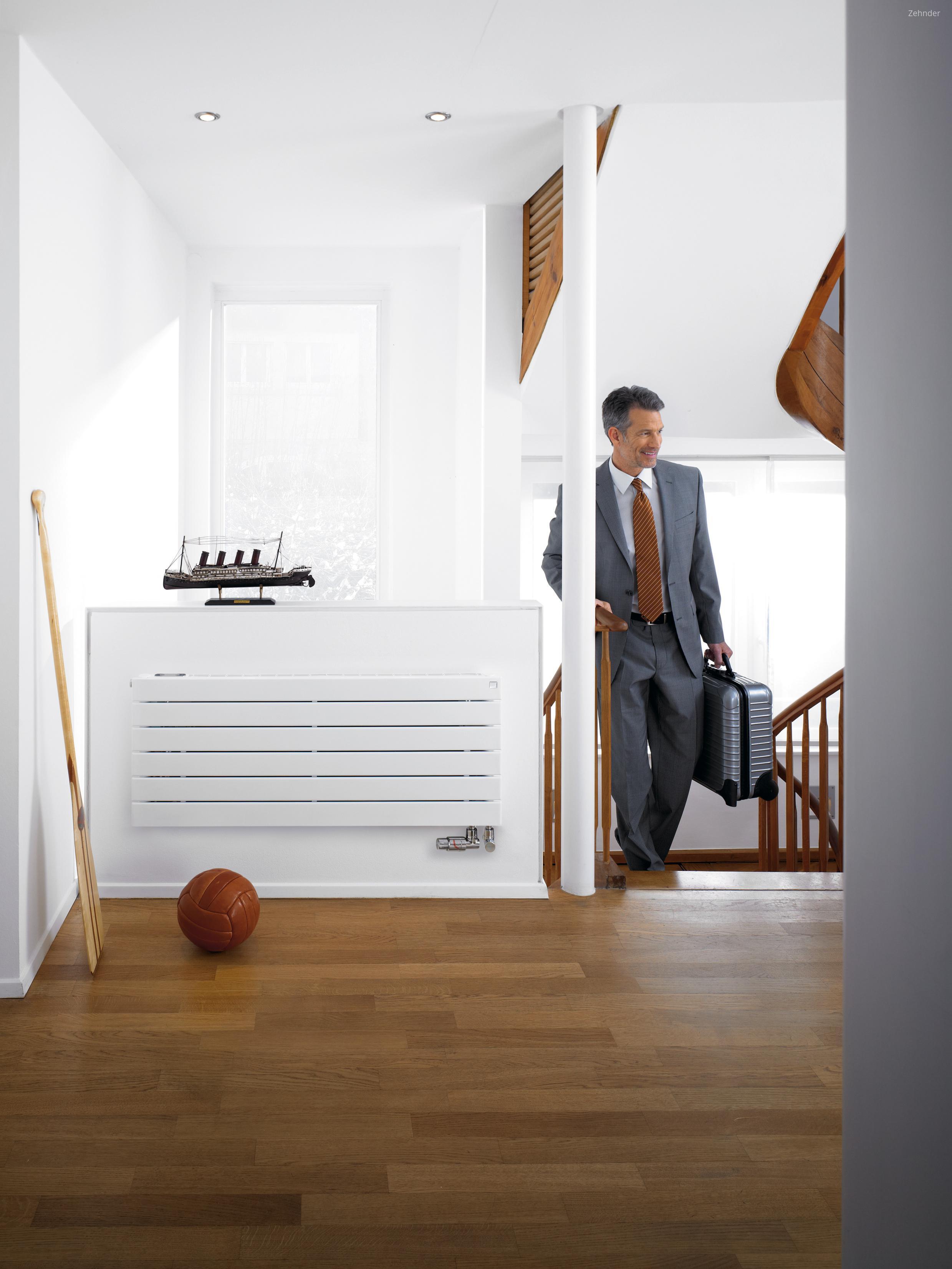 Zehnder Nova Neo szobai radiátor levegőszűrővel - előszoba ötlet, modern stílusban
